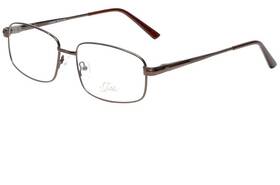 Jubilee 754317130195 Mens J5812-dbr-55mm Metal Glass Frame Dark Brown