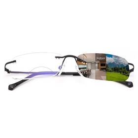 K.laver 791259706798 Rimless Bifocal Reading Glasses Transition Photochromic Uv400 Protection Sun