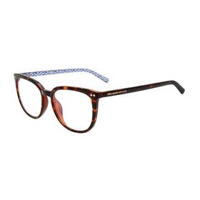 Kate Spade 716736405209 Ks Albi 086 Dark Havana Plastic Square Reading Glasses 52mm