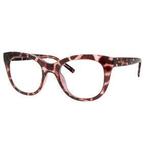 Kate Spade 716736435558 Ks Odessa/bb Ht8 Pink Havana Plastic Oval Reading Glasses 50mm