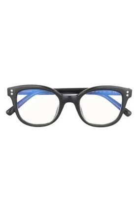 Kate Spade New York 716736734422 Tanea All Black Reading Glasses Blue Light Blocking Sz 2.50 Nwt