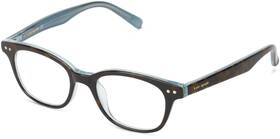 B007k9wxnq Kate Spade New York Womens Rebec Cat Eye Reading Glasses Tortoise Aqua 49mm 1.5x