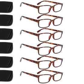 B0c9wp77qh Kerecsen 6-pack Reading Glasses Blue Light Blocking Spring Hinge Readers Men
