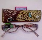 Kimberly Vera Bradley Nwt Sittin In A Tree Reading Glasses 2.00 W Case Msrp 28 886003054147