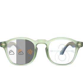 Kiss-1812-1.5x Kissoul 1 Photochromic Progressive Multifocus Reading Glasses Transition Men Women Unix