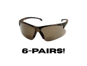 19874 Kleenguard V60 30-06 Smoke Readers With 2.0 Diopters Tortoise 6 Pairs