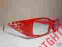 Kltr1 Kature Reading Glasses With Etched Like Flower Temples Red White 2.50 I7 739042001552