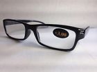 Kmsr1 Georgio Caponi Mens Reading Glasses Spring Temple Black Nwt