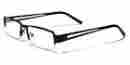 Kn1217a150 Khan Men Metal Semi-rimless Reading