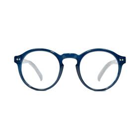 Kolo 663288450228 Harrison Premium Reading Glasses Classic Round Style Blue 1.5