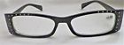 Kprh5-d Cheetah Reader Eyewear Rhinestone Reading Glasses