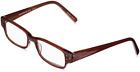 Kptnrd20 Vera Wang Womens Krypton Rectangular Reading Glasses Red 715317795807