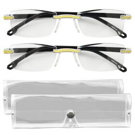 Wyx-wq12 Kurtoplly 2 Pcs Auto Focus Glasses Automatic Zoom Reading Intelligent Self Adjusting P