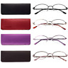 L731-4pairs-c7 Liansan Pairs Quality Ladies Readers Metal Half Frame 689551120520