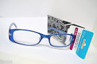 Lcl-2012po-225 Reading Glasses Personal Optics 2.25 Blue Lace With Soft Case 884409202919