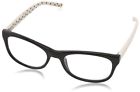 Letti Kate Spade New York Womens Rectangular Reading Glasses Black