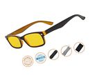 Lh-cg055-black-yellow-200 Visionkr Reduce Eyestrain Anti Blue Rays Uv Protection No Free