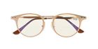 Lh-cg15033-gold-275 Generic Uv Protection Anti Blue Rays Reduce Eyestrain Round Computer