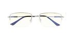 Lh-cg1702-silver-250 Visionkr Blue Light Blocking Uv Protection Reduce Eyestrain Memory Titanium
