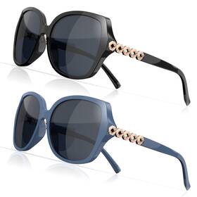 Ls302bs-2p300 Liansan 2packs Oversized Bifocal Sunglasses For Women - Vintage Womens Sun Readers La