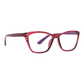 Life Is Good 781096613533 Womens Rectangle Readers Rectangular Reading Glasses Berry 52