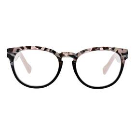 Lgatwood0bkt0200 Life Is Good Womens Round Readers Reading Glasses Tortoise 53mm 19mm 140mm 2