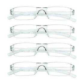 Lifeart 791342939003 4 Pairs Reading Glasses Blue Light Blocking Computer Glasse