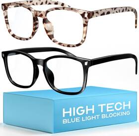 Ulpl-2-02 Livho High Tech Blue Light Glasses - Advanced B2 Matte Black Leopard