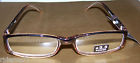 Liz Claiborne Villager Readers Brown-to-clear Frames And Earpieces 2.5 Nwt 023663783288