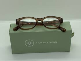 Look Optic 810120707839 Keaton Readers Progressive Lenses 1.50 Shiny Cinnamon In Box Nwot
