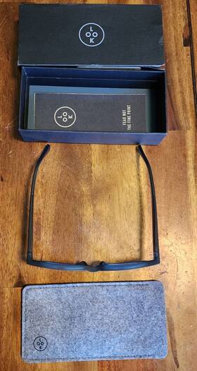 Look Optic 850035863633 Cosmo 2.5 Non Progressive Reader Stylish Unisex Glasses In Lake Blue