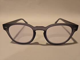 48-21-145 Look Optic Lk60b Casper Designer Eyeglasses Smoke Gray Flex Hinges
