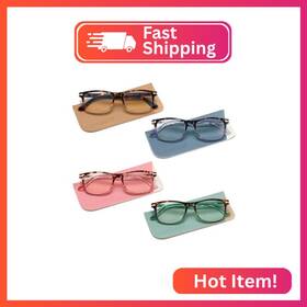 Lr003p-0.0 Loycco 4 Pack Computer Reading Glasses Real Coating Blue Lens Anti Light Bl