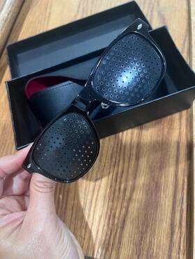 Lunisk 445001085039 Vision Correction Glasses For Astigmatism Unisex Black. 1 Pair With Case
