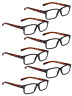 Demiarm-150 Lur-r032-6 Lur Reading Glasses Pack Spring Hinge Comfort Plastic 696226083813