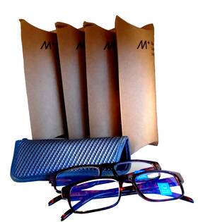 M 803926478997 Blue Light Reading Glasses - Max Tortoise Shell 2.00 -5 2 Packs