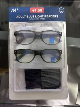 M 803926509202 Stevie By Blue Light Protection Reading Glasses 2-pack 1.50 New Open Box