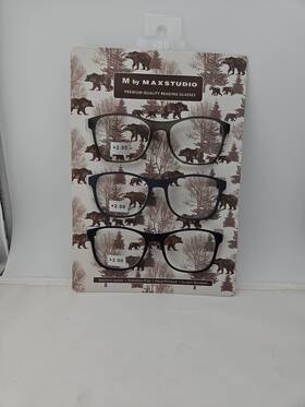 M By Maxstudio 802807354139 Premium Quality Reading Glasses 2.00 New Eyeglasses Matte