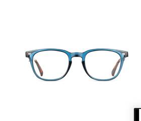 M Readers 803926481539 Innovation Daybreak Crystal Blue 3.00 Reading Glasses With Caseb Nwt