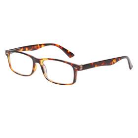 M Readers 803926593591 Unisex Spring Hinge Plastic Reading Glasses Tortoise 3.25 With Pouch