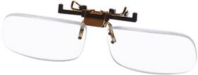Magna-flip 682851840693 Clip On Up Magnifiers Converts Distance Glasses And Into Reading Co