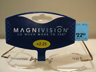 Magnivision Stainless Steel Frame Reading Glasses Jamie
