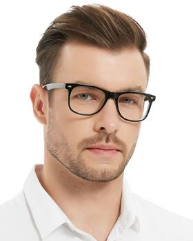 Mare Azzuro 942011486494 Large Reading Glasses 2.5 Men Retro Square Readers 1.00 1.25 1.50 1.75 2.00