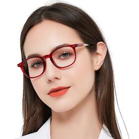 Mare Azzuro 975280043013 Blue Light Blocking Reading Glasses 2.0 Women Lightweight Cute Round Readers
