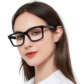 Mare Azzuro 975280049473 Large Square Bifocal Reading Glasses 2.5 Women Blue Light Blocki