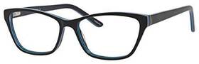 Mc6223-blk Marie Claire 754317182149 Designer Eyeglass Frames Black Layer Crystal Blue 54 Mm
