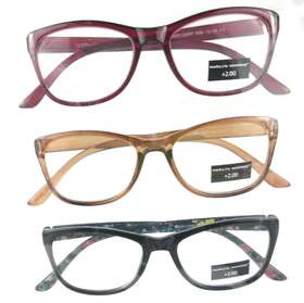 Mmr120dp Marilyn Monroe Fashion 3 Pack Designer Readers 2.00 Multi Color Reading Glasses