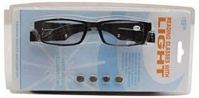 Marshal 803698774082 Black Reading Glasses With Light 1.5 Magnification Men Women Eyewear
