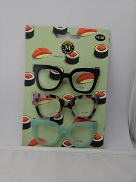 Martha Stewart 761206614810 Designer Reading Glasses 2.50 New Eyeglasses