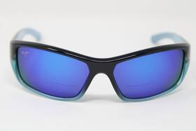 Mj792-06c Maui Jim 792-06c Barrier Reef Polarized Wrap Mens Bifocal 1.75 Sunglasses
